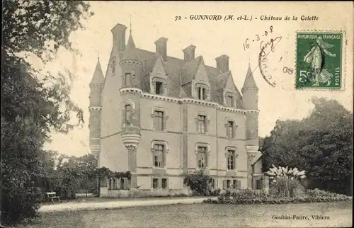 Ak Gonnord Maine-et-Loire, Chateau de la Colette