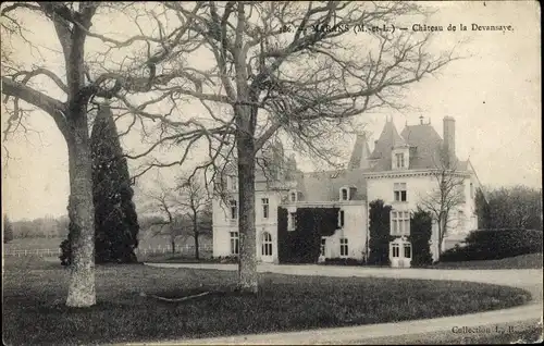 Ak Marans Segré-en-Anjou Bleu Maine et Loire, Chateau de la Devansaye