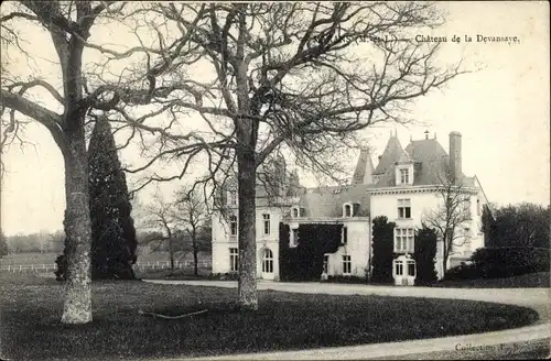 Ak Marans Segré-en-Anjou Bleu Maine et Loire, Chateau de la Devansaye