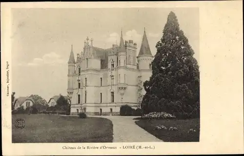 Ak Loiré Maine et Loire, Chateau de la Rivière d'Orveaux