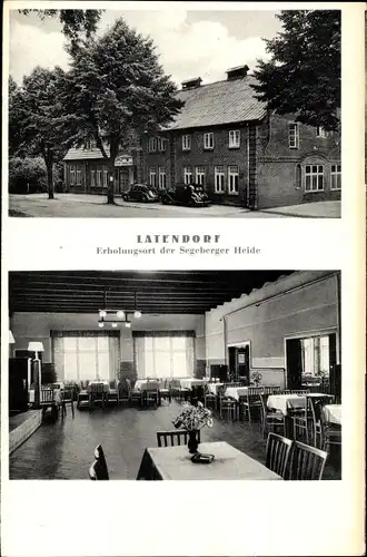 Ak Latendorf in Schleswig Holstein, Lindemanns Gasthaus