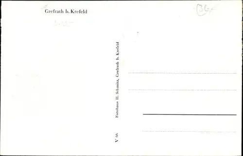 Ak Grefrath b. Krefeld, Hochstraße, Kampfbahn, Niershof