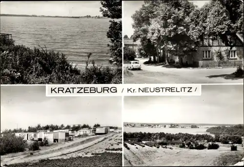 Ak Kratzeburg in Mecklenburg, Am Käbelicksee, Teilansicht, Campingplatz C/ 36