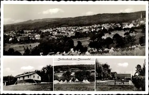 Ak Seibersbach im Hunsrück, Panorama, Zeltplatz, Schwimmbad