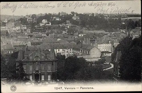 Ak Verviers Wallonien Lüttich, Panorama