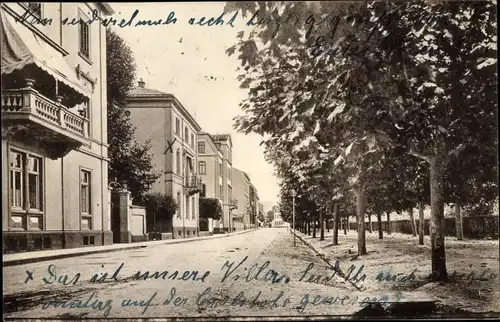 Ak Oberlahnstein Lahnstein am Rhein, Straßenpartie