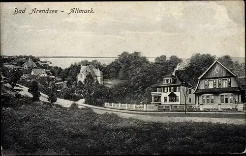 Ak Arendsee in der Altmark, Straße, Villen