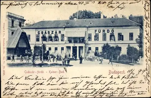 Ak Budapest Ungarn, Kaiserbad