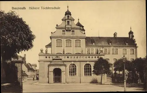 Ak Bayreuth in Oberfranken, Höhere Töchterschule