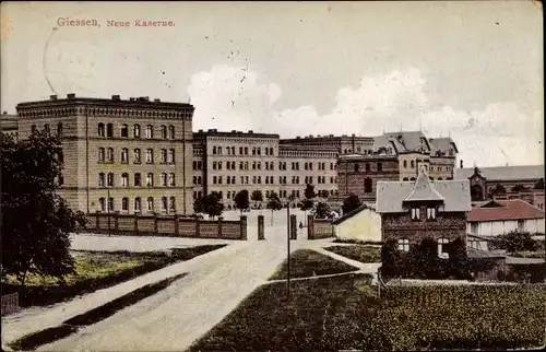 Ak Gießen an der Lahn Hessen, Neue Kaserne