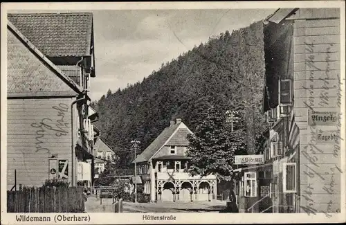 Ak Wildemann Clausthal Zellerfeld im Oberharz, Hüttenstraße
