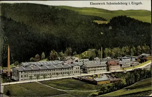 Ak Schmiedeberg Dippoldiswalde im Erzgebirge, Eisenwerk