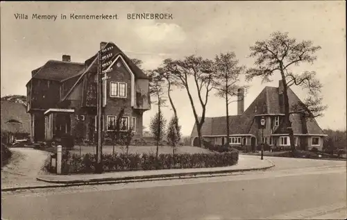 Ak Bennebroek Nordholland Niederlande, Villa Memory in Kennemerkeert