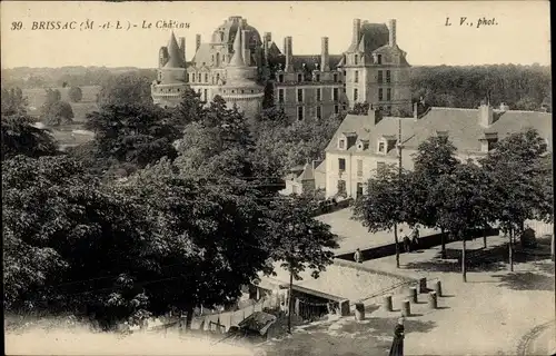 Ak Brissac Maine et Loire, Le Chateau