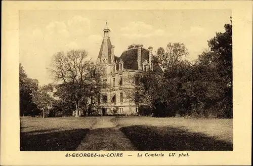 Ak Saint Georges sur Loire Maine-et-Loire, La Comterie