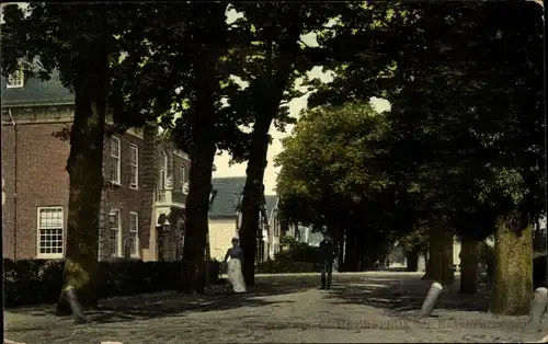 Ak Heemstede Groenendaal Nordholland, Straßenpartie