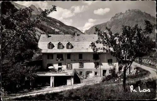 Ak Poët en Pelvoux Hautes Alpes, Hotel d'Ailefroide