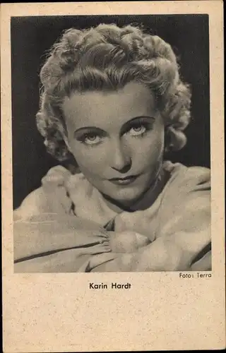 Ak Schauspielerin Karin Hardt, Portrait