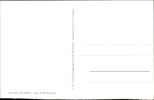 Ak Senne Bielefeld in Nordrhein Westfalen, Heilstätte