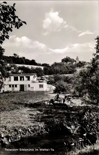 Ak Rod an der Weil Weilrod im Taunus, Teilansicht Erbismühle im Weiltal, Bes. R. Schneider