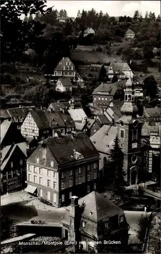 Ak Monschau Montjoie in der Eifel, Teilansicht