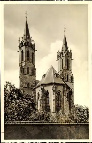 Ak Ladenburg am Neckar in Baden Württemberg, St. Gallus Kirche