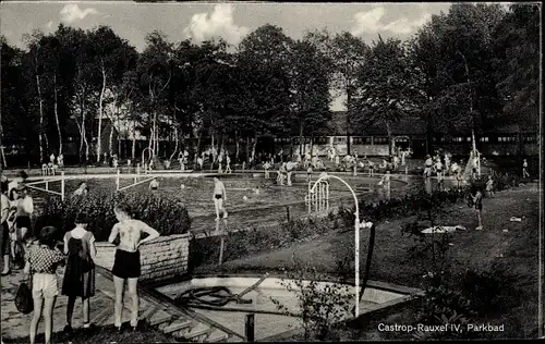 Ak Castrop Rauxel im Ruhrgebiet, Parkbad