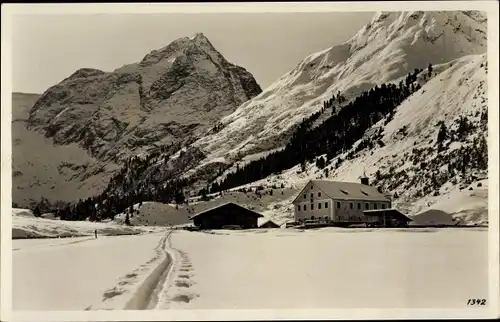 Ak  Sellrain in Tirol, Wintersportplatz Lüsens