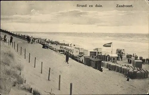 Ak Zandvoort Nordholland, Strandgezicht, Duin