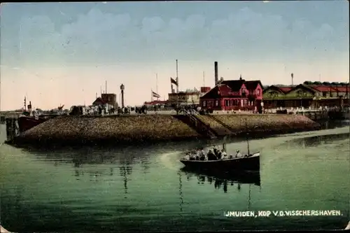 Ak IJmuiden Nordholland, Kop v o Visschershaven