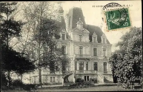 Ak Saint Georges sur Loire Maine-et-Loire, La Comterie