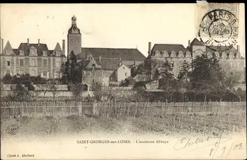 Ak Saint Georges sur Loire Maine-et-Loire, L'ancienne Abbaye