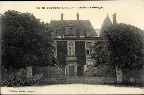 Ak Saint Georges sur Loire Maine-et-Loire, Ancienne Abbaye