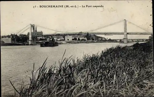 Ak Bouchemaine Maine-et-Loire, Le Pont suspendu