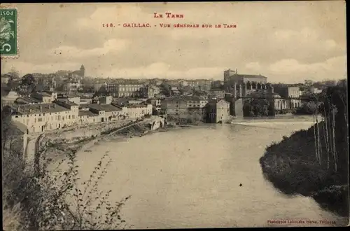 Ak Gaillac Tarn, Vue Generale