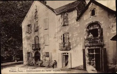 Ak Trébas Tarn, Etablissement des Bains