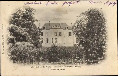 Ak Chizé Deux Sèvres, Chateau de Parsay