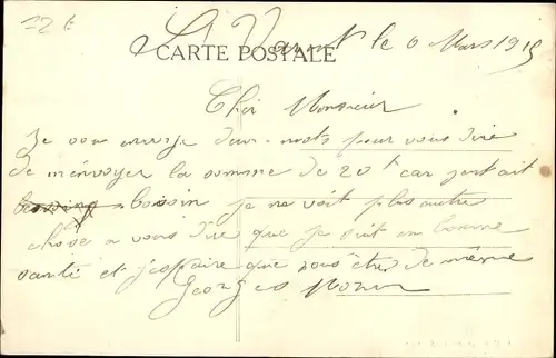 Ak Saint Varent Deux Sèvres, Vue generale