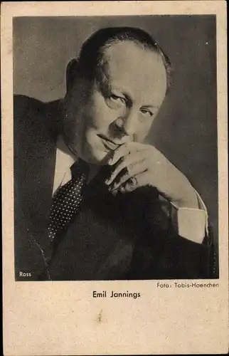 Ak Schauspieler Emil Jannings, Portrait