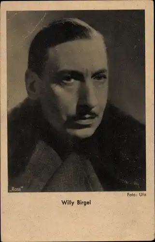 Ak Schauspieler Willy Birgel, Portrait