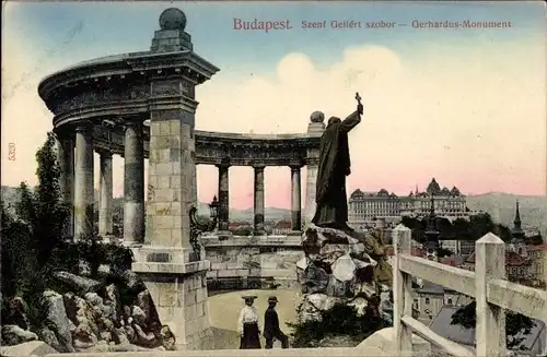 Ak Budapest Ungarn, Gerhardus-Monument
