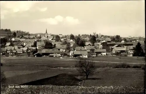 Ak Rott in Oberbayern, Gesamtansicht, Ludenhausen