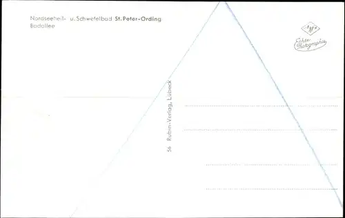 Ak Nordseebad Sankt Peter Ording, Badallee