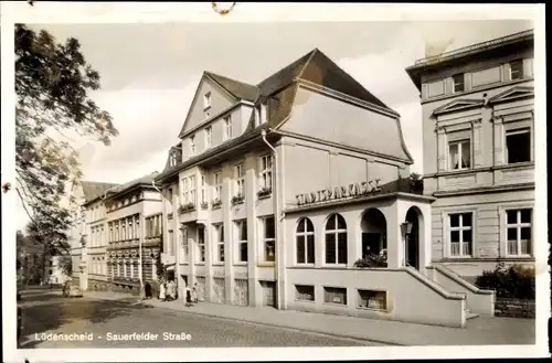 Ak Lüdenscheid, Sauerfelder Straße, Stadtsparkasse