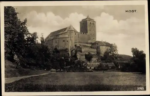 Foto Ak Mladějov Královéhradecký kraj, Burg Kost