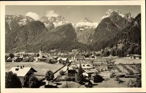 Ak Lofer in Salzburg, Blick auf den Ort gegen die Steinberge