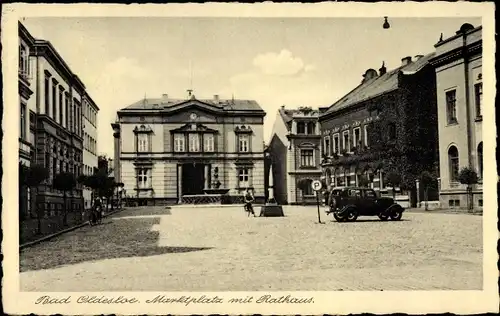 Ak Bad Oldesloe in Schleswig Holstein, Marktplatz, Rathaus