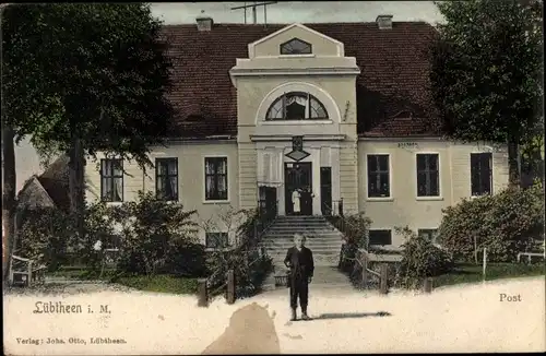 Ak Lübtheen in Mecklenburg, Post