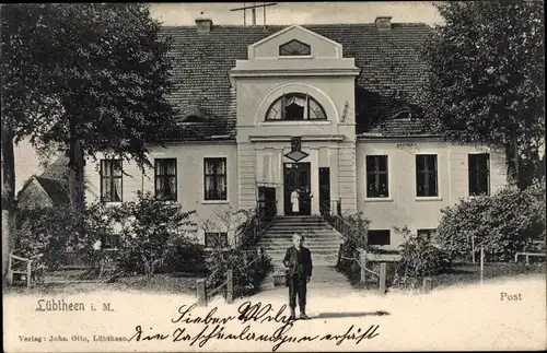 Ak Lübtheen in Mecklenburg, Post