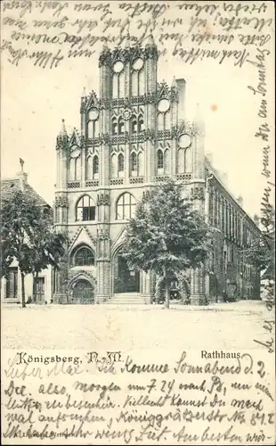 Ak Chojna Königsberg Neumark Ostbrandenburg, Rathaus